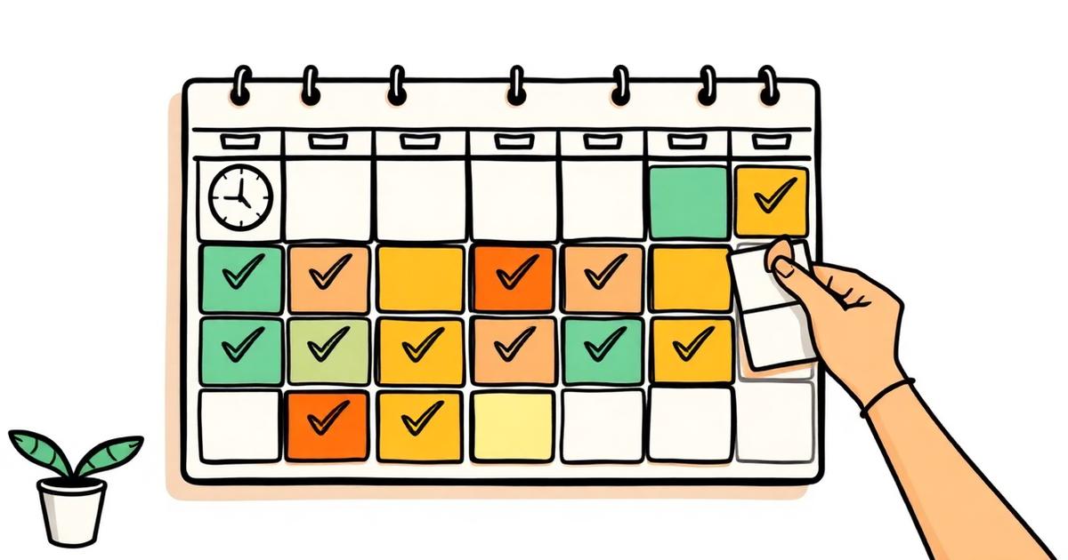 Illustration for Build an Instagram content calendar you will actually follow